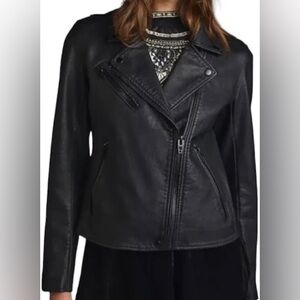 Anthropologie x BlankNYC Faux Leather Moto Jacket